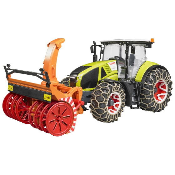 Bruder Claas Axion 950 mit Schneefräse & Schneeketten