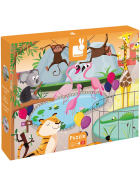 Puzzle Ein Tag im Zoo, 20 Teile