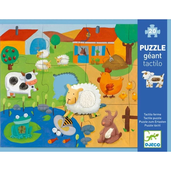 Puzzle Tactiloferme, 20 Teile