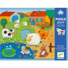 Puzzle Tactiloferme, 20 Teile