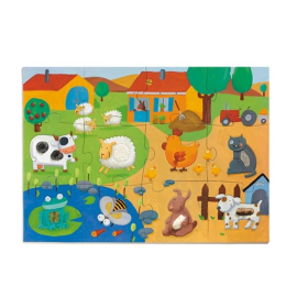 Puzzle Tactiloferme, 20 Teile