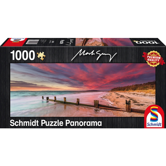 Puzzle Panorama McCrae Beach Mornington Peninsula Australia, 1000 Teile