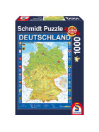 Puzzle Deutschlandkarte, 1000 Teile