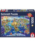 Puzzle Entdecke unsere Welt, 1000 Teile