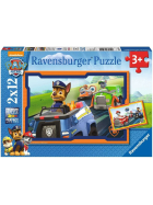 Puzzle Paw Patrol im Einsatz, 2 x 12 Teile