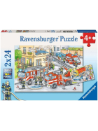 Puzzle Helden im Einsatz, 2 x 24 Teile