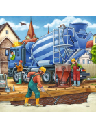 Puzzle Grosse Baufahrzeuge, 3 x 49 Teile