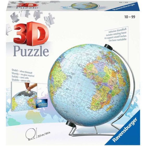 3D Puzzle Globus, englisch