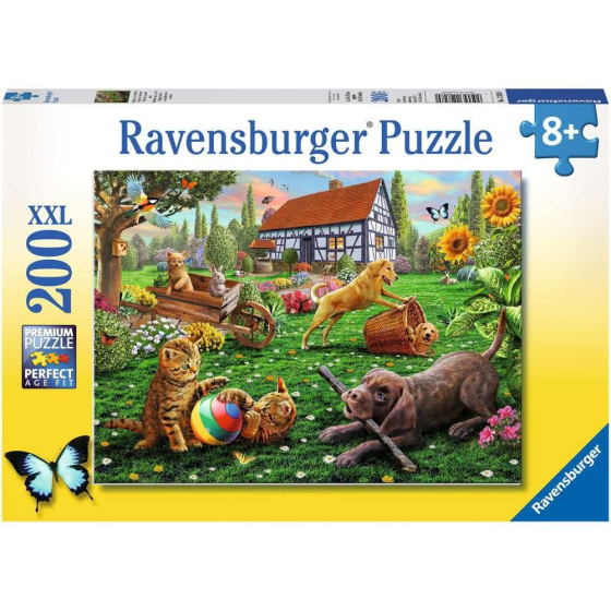 Puzzle Entdecker auf vier Pfoten, 200 Teile