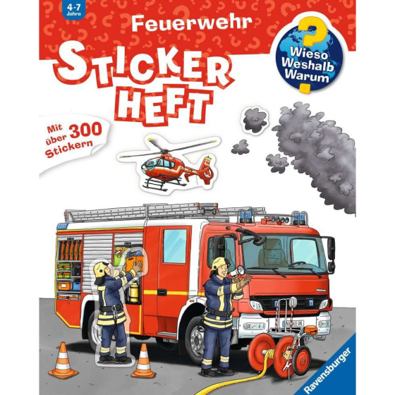 Ravensburger Wieso? Weshalb? Warum? Stickerheft: Feuerwehr