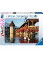 Puzzle CH Luzern Kapellbrücke, 1000 Teile