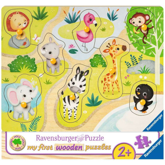 Puzzle Unterwegs im Zoo, 8 Teile