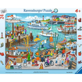 Puzzle Ein Tag am Hafen, 24 Teile