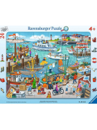 Puzzle Ein Tag am Hafen, 24 Teile