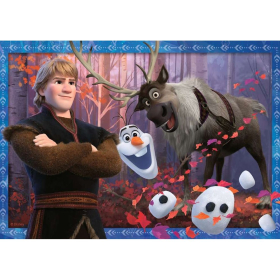 Puzzle Frostige Abenteuer Frozen, 2 x 24 Teile