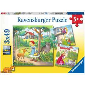 Puzzle Rapunzel, Rotkäppchen & der...