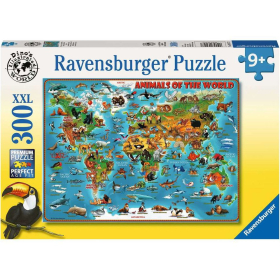 Puzzle Tiere rund um die Welt, 300 Teile