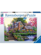 Puzzle Romantisches Cottage, 1000 Teile