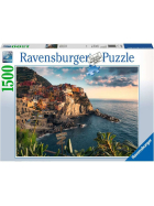 Puzzle Blick auf Cinque Terre, 1500 Teile