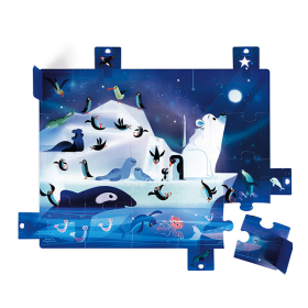 Puzzle Sternenhimmel Nordpol, 20 Teile