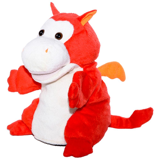 Handpuppe Drache, 25 cm