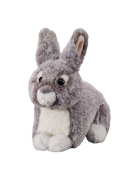 Hase grau liegend, 18 cm