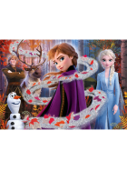 Puzzle Glitter Frozen 2, 104 Teile