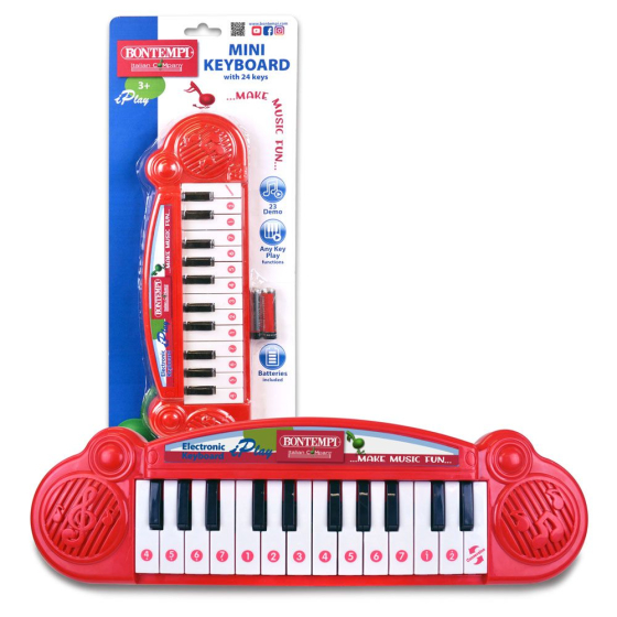 Bontempi Keyboard mit 24 Tasten im Blister