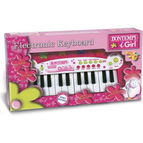 Bontempi Keyboard mit 24 Tasten, pink