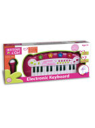 Bontempi Keyboard mit 24 Tasten, pink