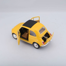 Bburago Fiat 500 F 1965 1:24, gelb