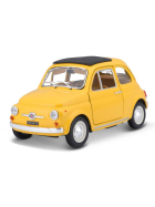 Bburago Fiat 500 F 1965 1:24, gelb