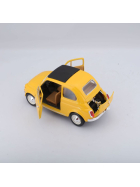 Bburago Fiat 500 F 1965 1:24, gelb