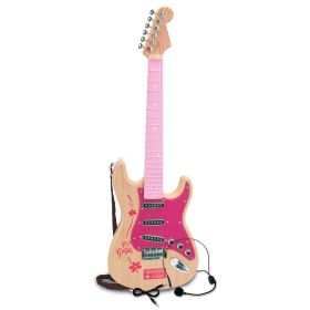 Bontempi Elektronische Rockgitarre, pink