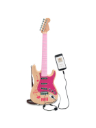 Bontempi Elektronische Rockgitarre, pink