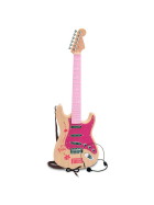 Bontempi Elektronische Rockgitarre, pink