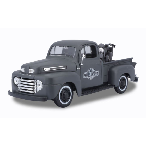 Maisto Ford F-1 Pickup 1948 Flathead Motorcycle 1:24