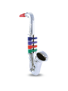 Bontempi Saxophone mit 4 farbigen Tasten, 36 cm