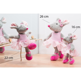 Schaffer-Plüschtier Ballet-Maus, 22 cm