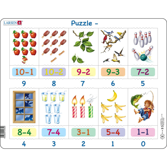 Puzzle Minus, 20 Teile