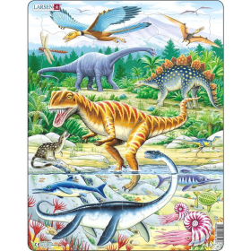 Puzzle Dinosaurier, 35 Teile