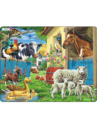 Puzzle Bauernhof-Tiere, 23 Teile