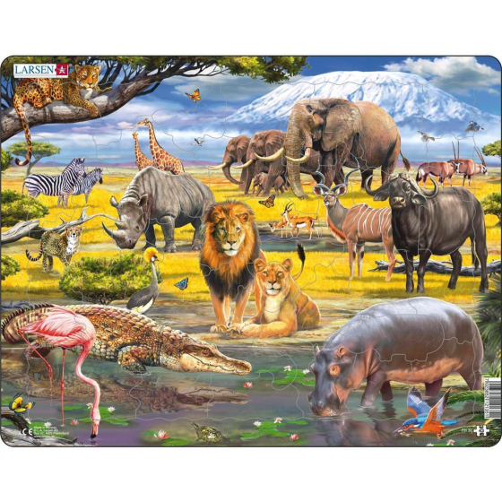 Puzzle Savanne, 43 Teile