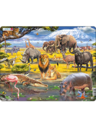 Puzzle Savanne, 43 Teile