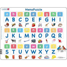 Puzzle MemoPuzzle  Das Alphabet mit 26 Gross- und...