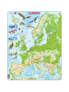 Puzzle Europa physisch gross, 87 Teile