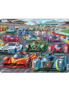 Puzzle Rennwagen, 38 Teile