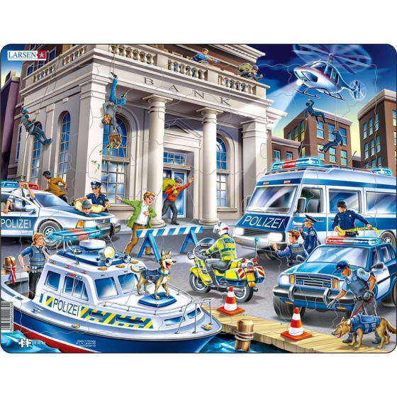 Puzzle Polizei, 43 Teile