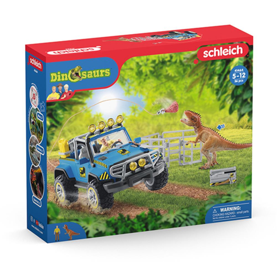 Schleich Geländewagen mit Dino-Aussenposten