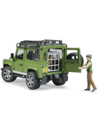 Bruder Land Rover Defender Station Wagon mit Förster & Hund